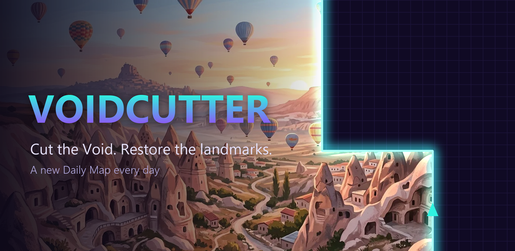 VoidCutter: reveal landscapes beyond the neon grid